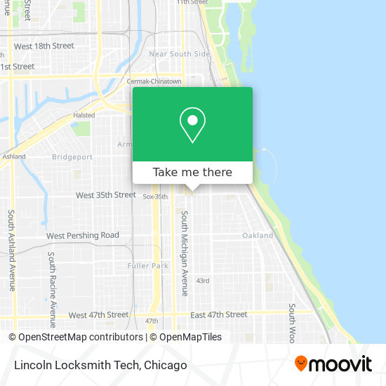 Lincoln Locksmith Tech map