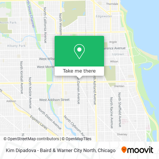 Kim Dipadova - Baird & Warner City North map