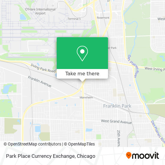 Park Place Currency Exchange map