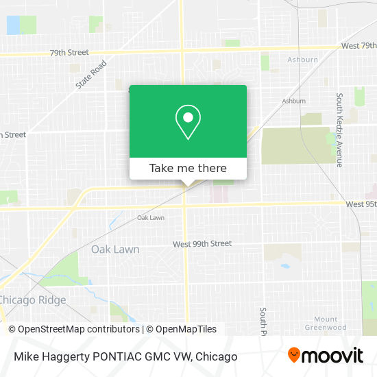Mapa de Mike Haggerty PONTIAC GMC VW