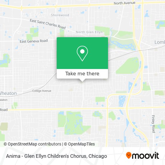 Anima - Glen Ellyn Children's Chorus map