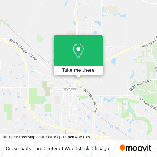 Mapa de Crossroads Care Center of Woodstock