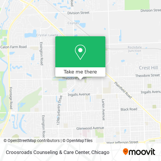 Croosroads Counseling & Care Center map