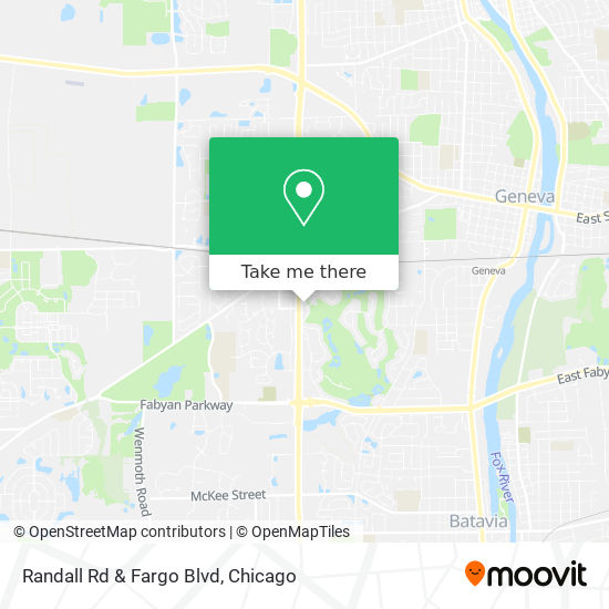 Randall Rd & Fargo Blvd map