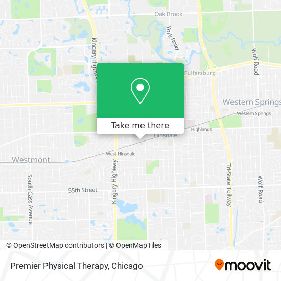 Mapa de Premier Physical Therapy