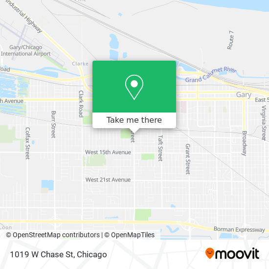 1019 W Chase St map