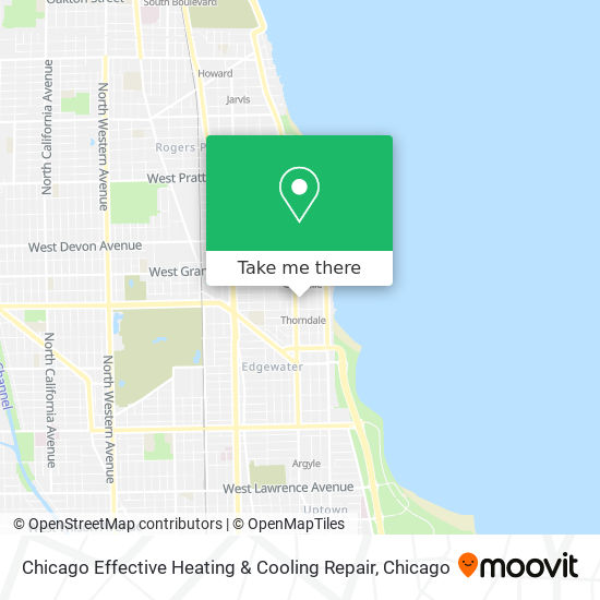 Chicago Effective Heating & Cooling Repair map