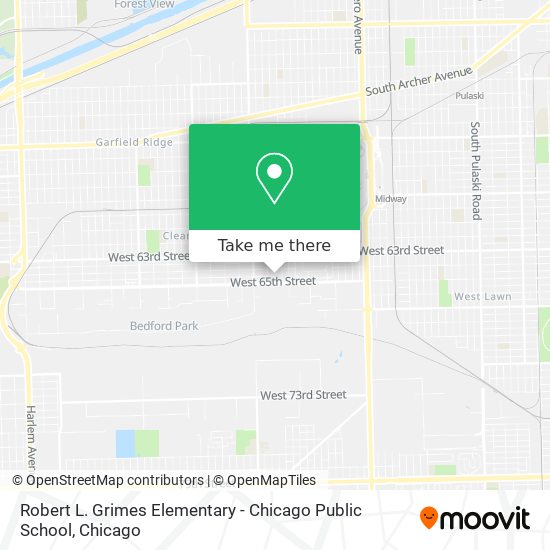 Mapa de Robert L. Grimes Elementary - Chicago Public School