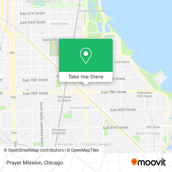 Prayer Mission map