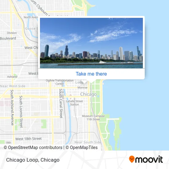 Mapa de Chicago Loop