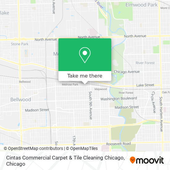 Cintas Commercial Carpet & Tile Cleaning Chicago map