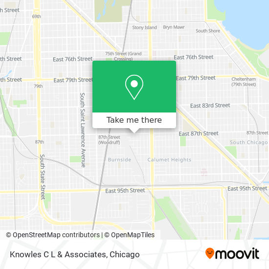Knowles C L & Associates map