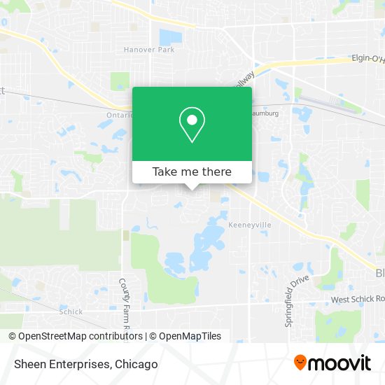Mapa de Sheen Enterprises