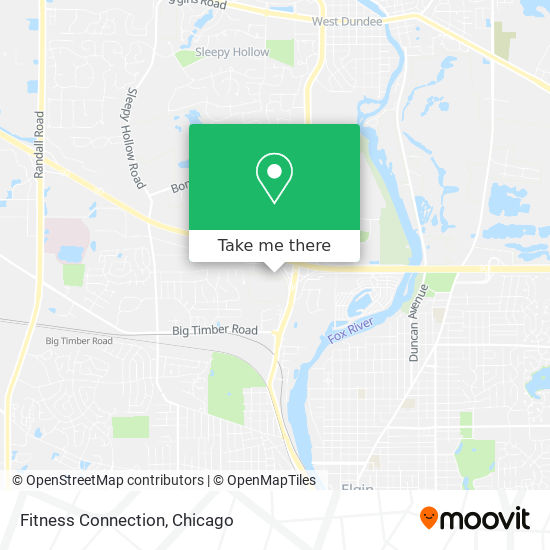 Fitness Connection map