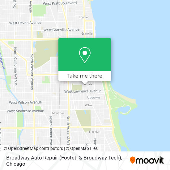 Mapa de Broadway Auto Repair (Fostet. & Broadway Tech)