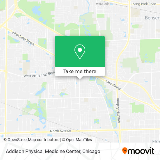 Addison Physical Medicine Center map