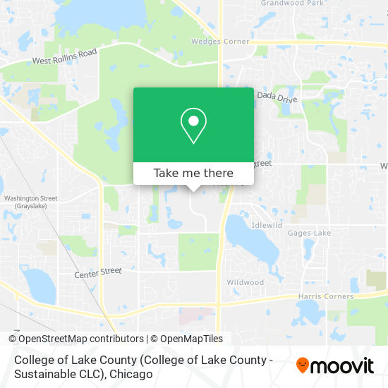 Mapa de College of Lake County (College of Lake County - Sustainable CLC)