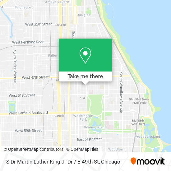 Mapa de S Dr Martin Luther King Jr Dr / E 49th St