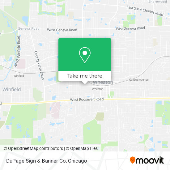 Mapa de DuPage Sign & Banner Co