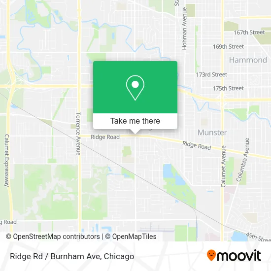 Ridge Rd / Burnham Ave map