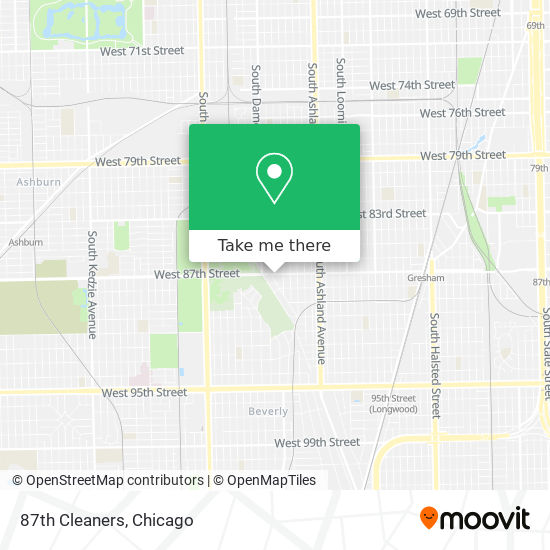 87th Cleaners map