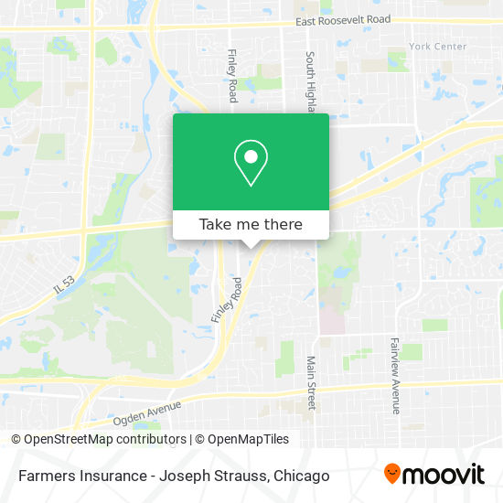 Farmers Insurance - Joseph Strauss map