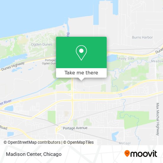 Mapa de Madison Center