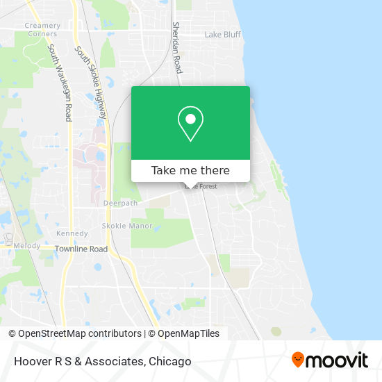 Hoover R S & Associates map