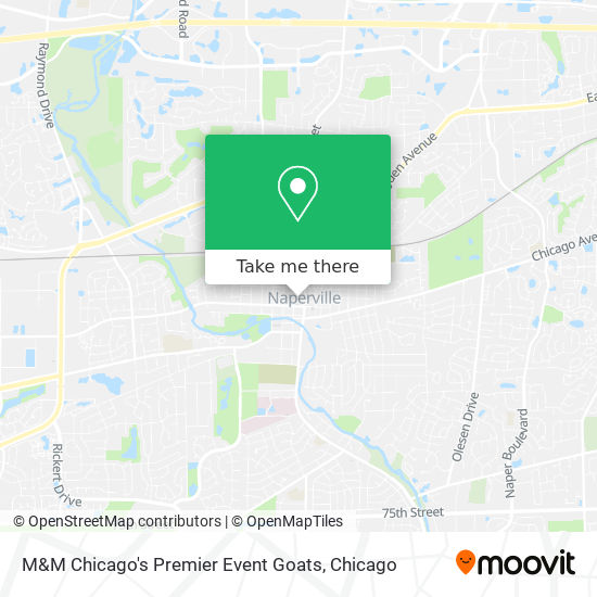 M&M Chicago's Premier Event Goats map
