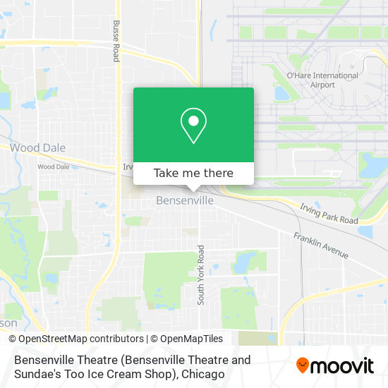 Bensenville Theatre (Bensenville Theatre and Sundae's Too Ice Cream Shop) map