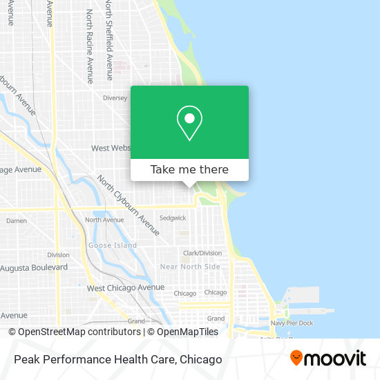 Mapa de Peak Performance Health Care