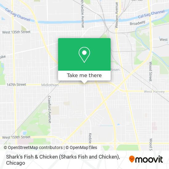 Mapa de Shark's Fish & Chicken (Sharks Fish and Chicken)