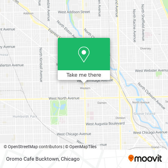 Mapa de Oromo Cafe Bucktown