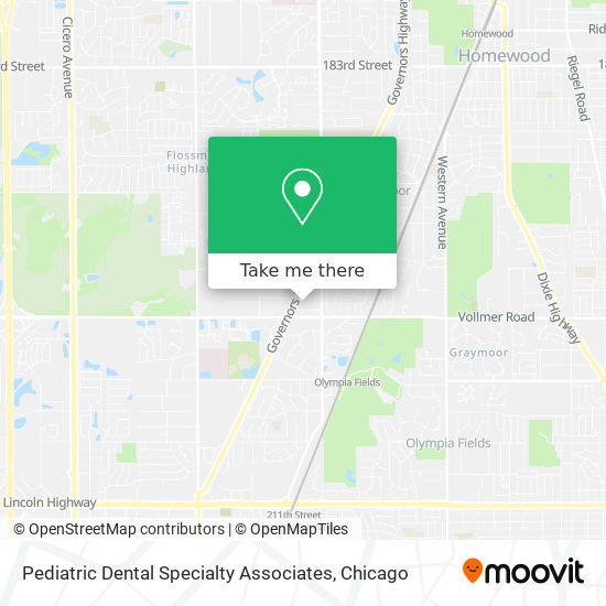 Pediatric Dental Specialty Associates map