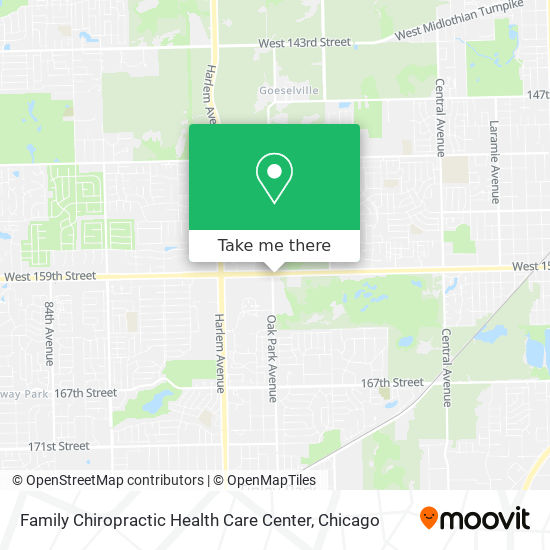 Family Chiropractic Health Care Center map