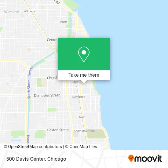 500 Davis Center map