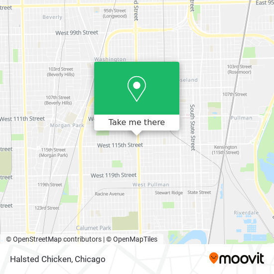 Halsted Chicken map