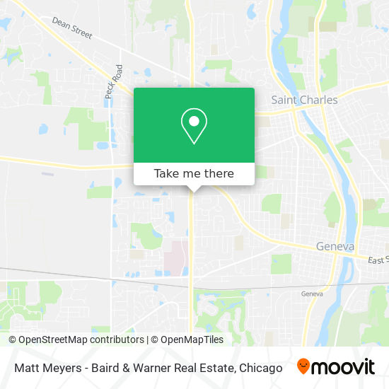 Matt Meyers - Baird & Warner Real Estate map