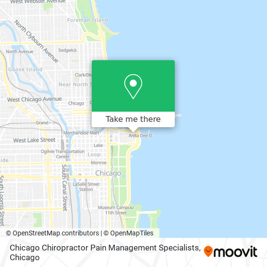 Mapa de Chicago Chiropractor Pain Management Specialists