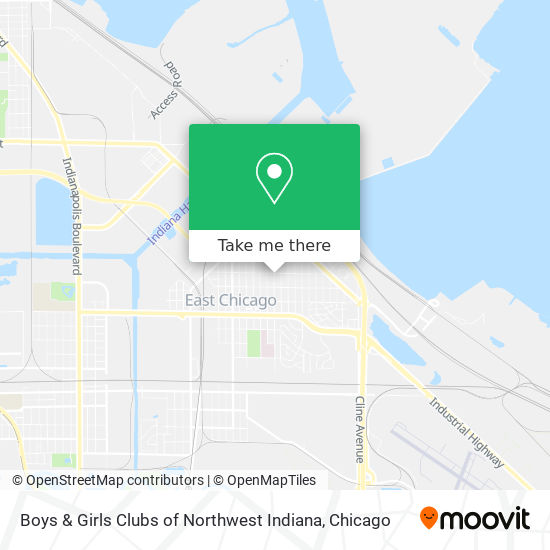 Boys & Girls Clubs of Northwest Indiana map