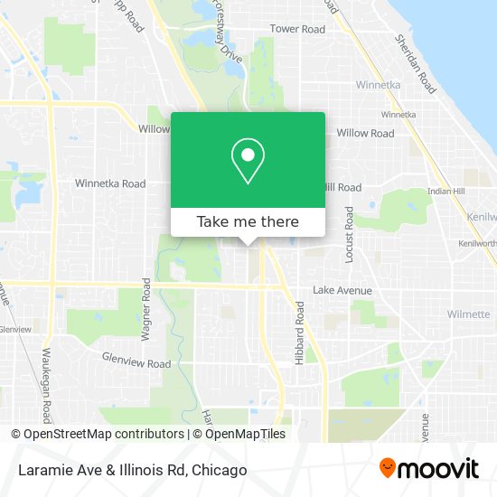 Mapa de Laramie Ave & Illinois Rd