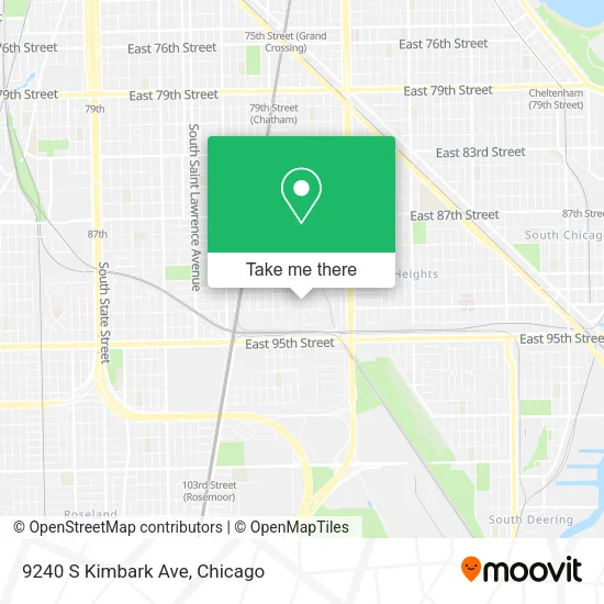9240 S Kimbark Ave map