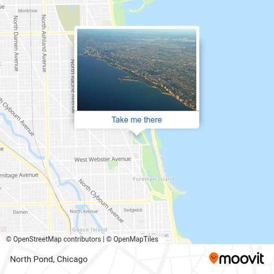 North Pond map