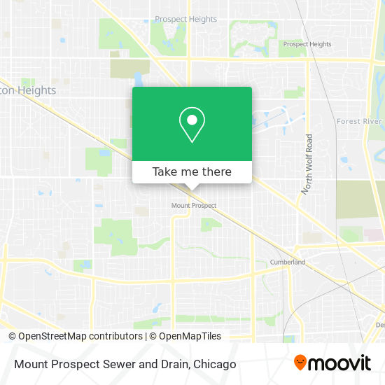Mount Prospect Sewer and Drain map