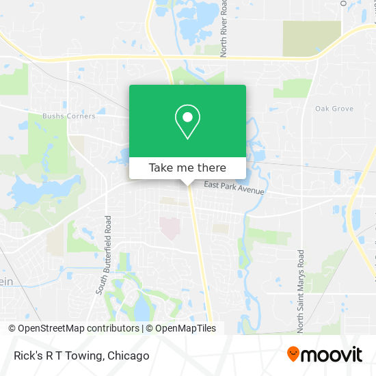 Rick's R T Towing map