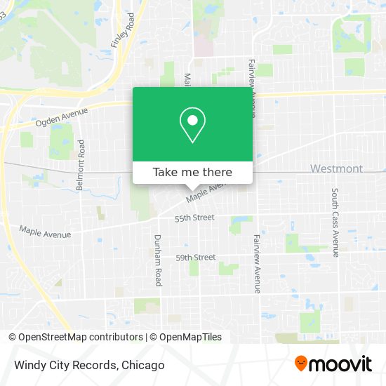 Windy City Records map