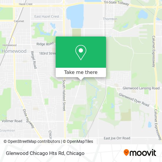 Mapa de Glenwood Chicago Hts Rd