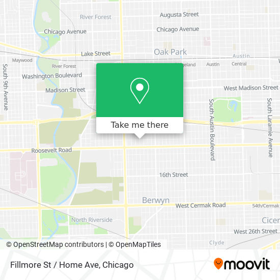 Fillmore St / Home Ave map