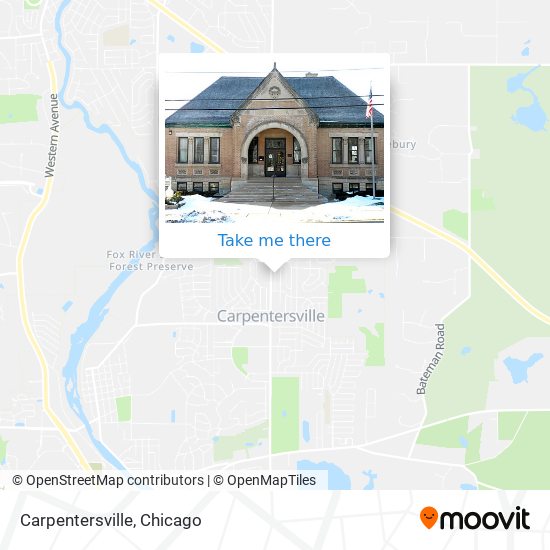 Carpentersville map