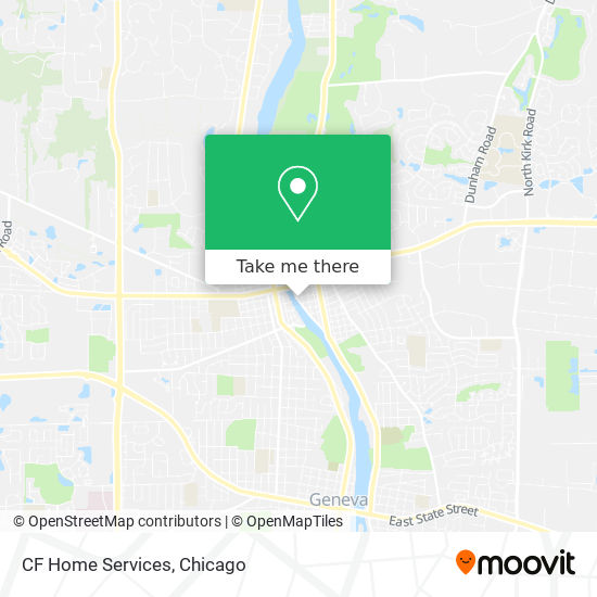 CF Home Services map